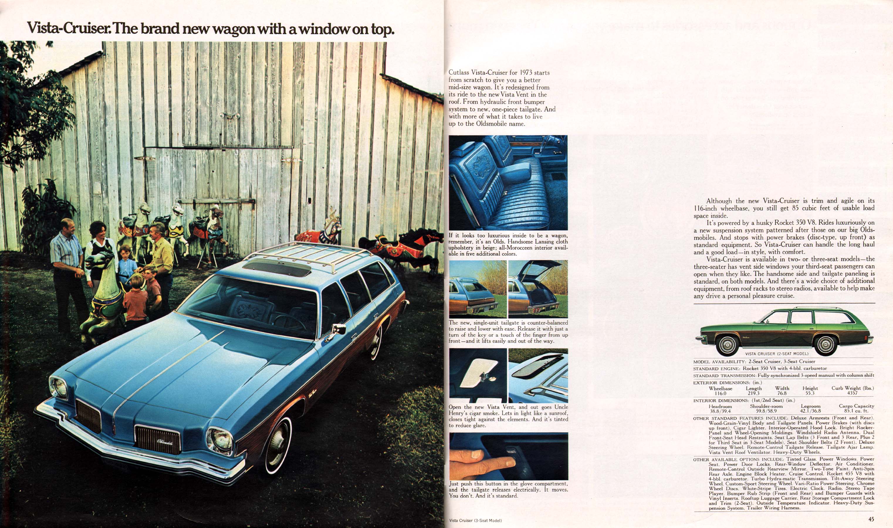 1973 Oldsmobile Full-Line Brochure Page 2